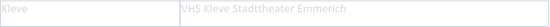 Kleve VHS Kleve Stadttheater Emmerich